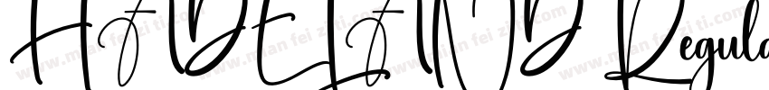 HADELAND Regular字体转换